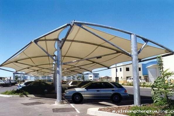 膜结构车棚 膜结构车棚