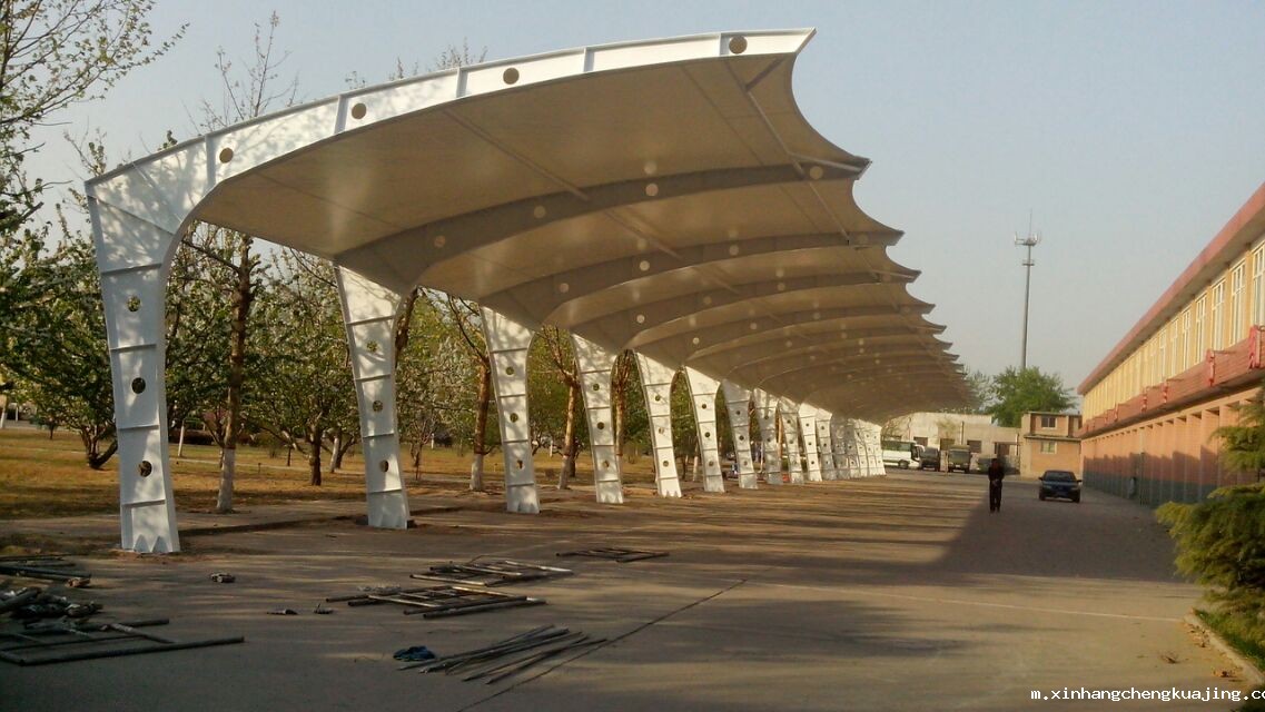 膜结构车棚 膜结构车棚