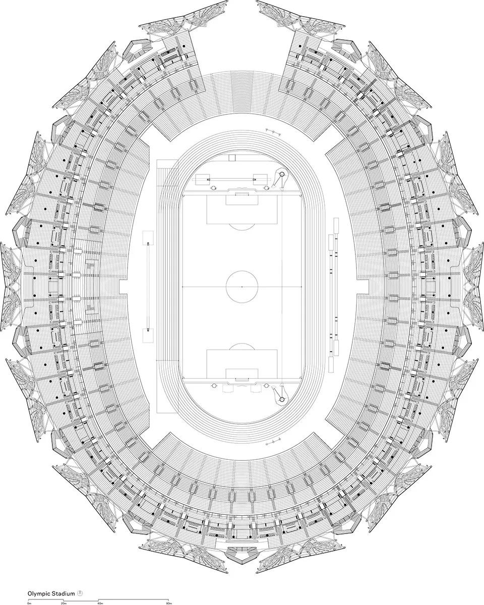 杭州奥林匹克体育中心膜结构 杭州奥林匹克体育中心膜结构