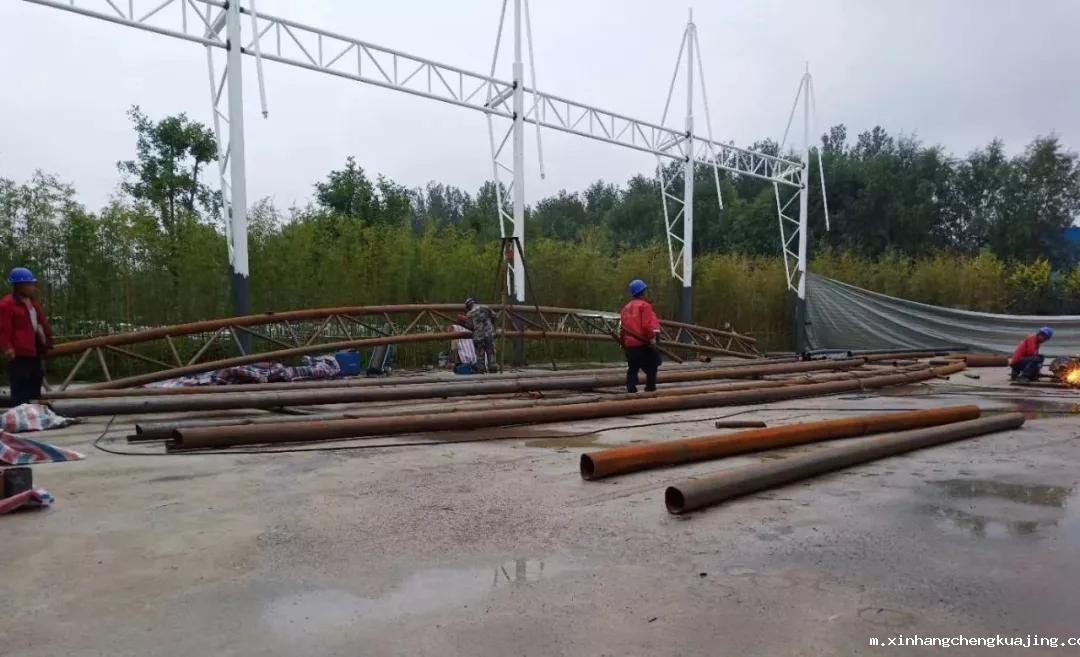 篮球场膜结构 篮球场膜结构