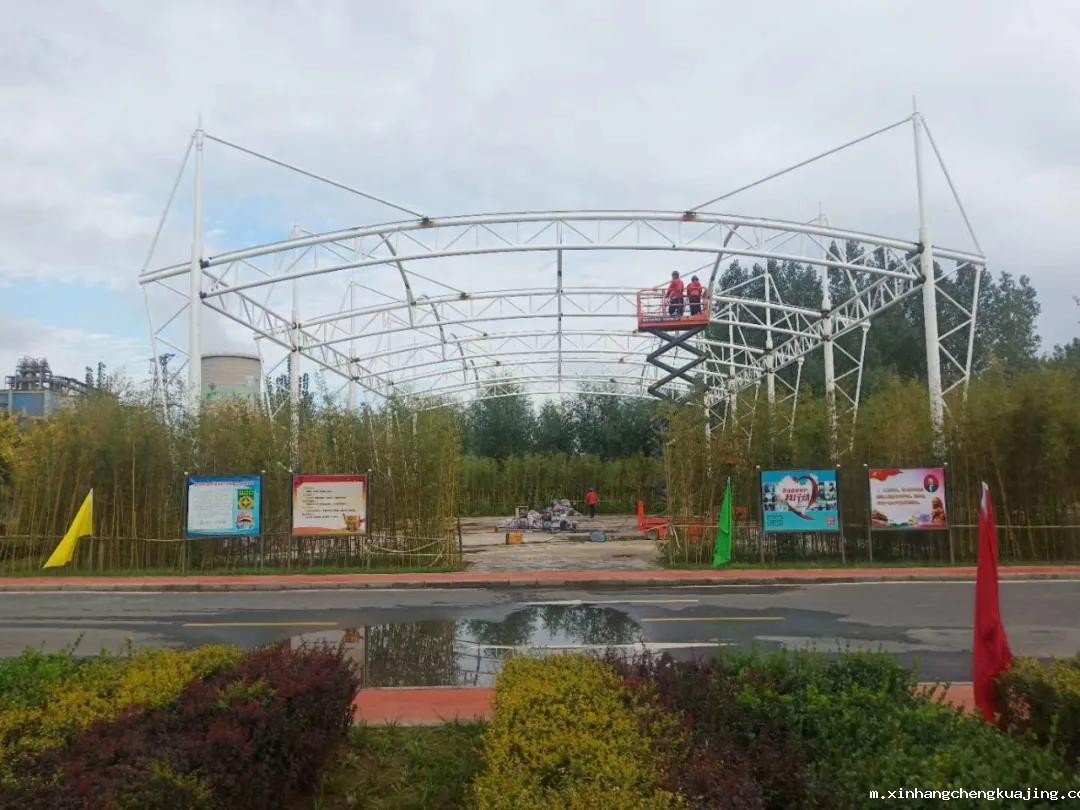 篮球场膜结构 篮球场膜结构