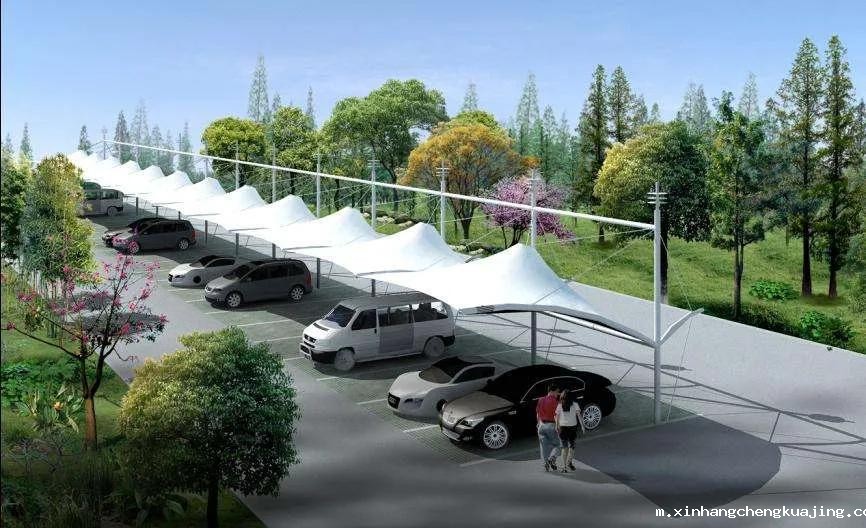膜结构车棚 膜结构车棚
