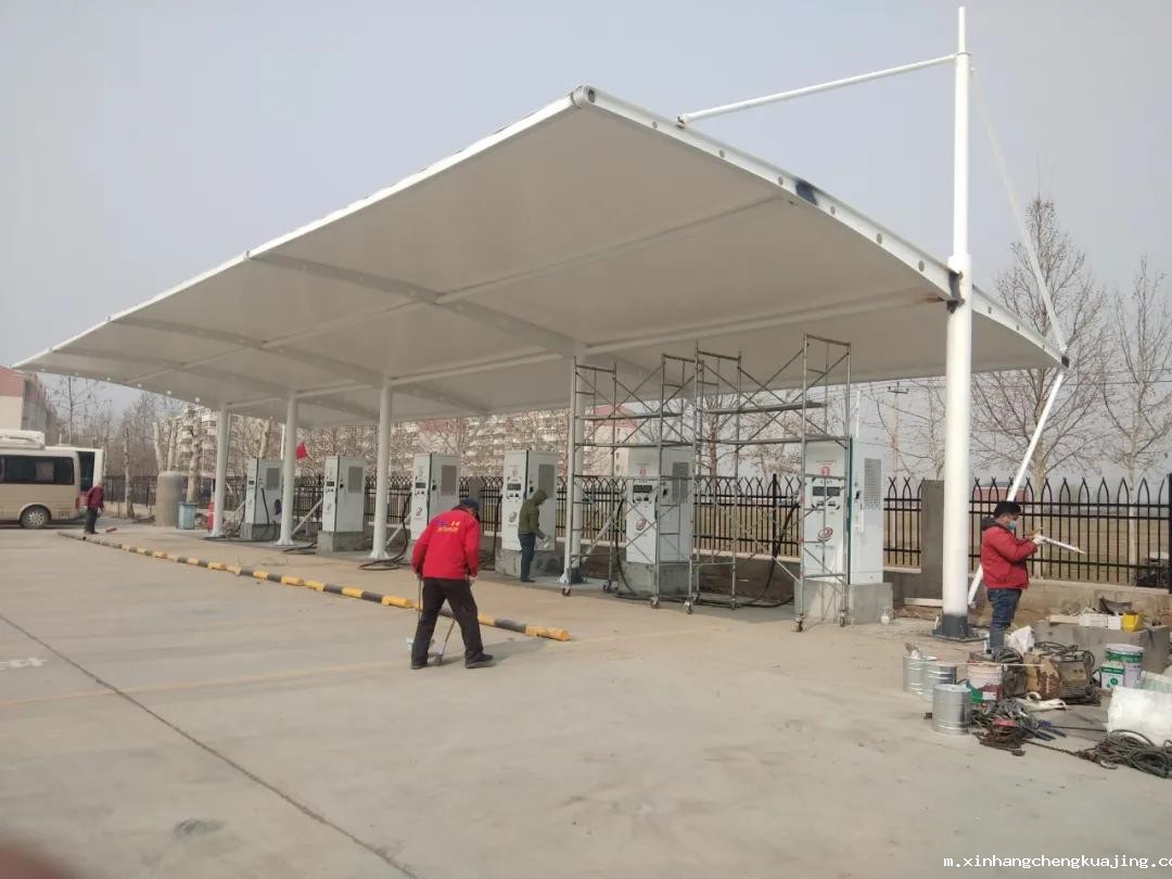 膜结构车棚 膜结构车棚