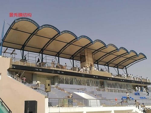体育馆看台遮阳棚 体育馆看台遮阳棚