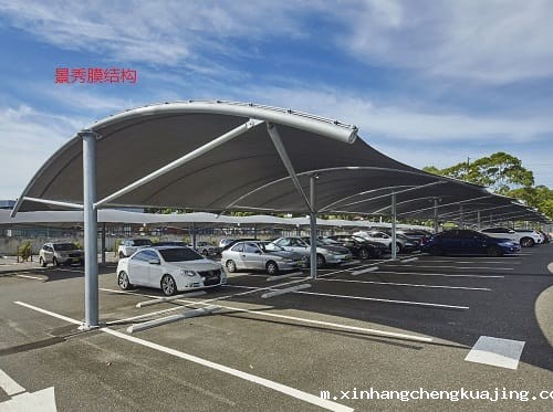 膜结构车棚 膜结构车棚