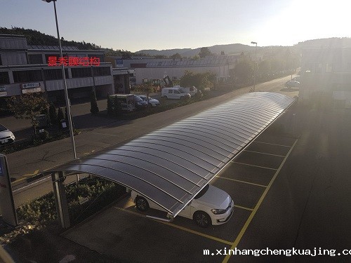 膜结构车棚 膜结构车棚