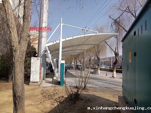 宁夏膜结构汽车棚制作 宁夏膜结构汽车棚制作