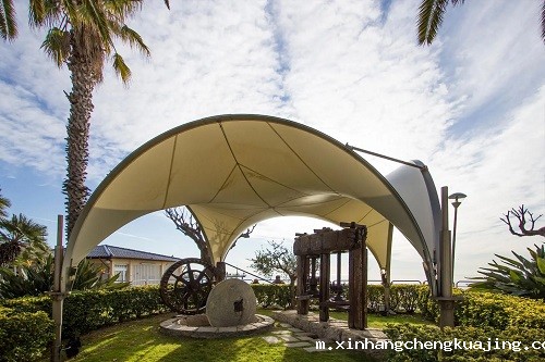 景观入口膜结构 景观入口膜结构