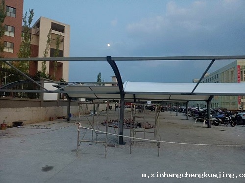 7字型膜结构车棚厂家 7字型膜结构车棚厂家