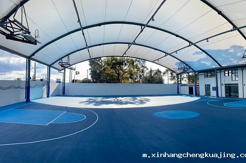 篮球场屋面膜结构设计 篮球场屋面膜结构设计