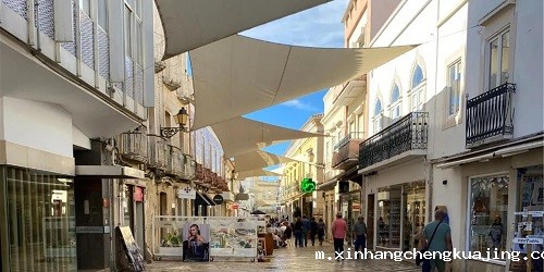 步行街遮阳棚 步行街遮阳棚