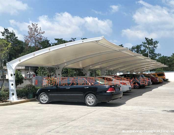 膜结构车棚 膜结构车棚