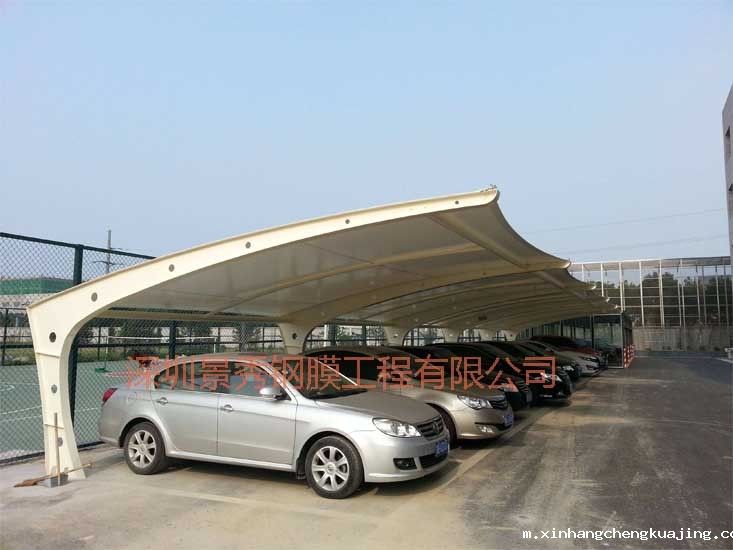 膜结构车棚 膜结构车棚