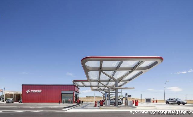 CEPSA旗舰加油站 世界杯直播平台网站官网加油站膜结构棚.jpg