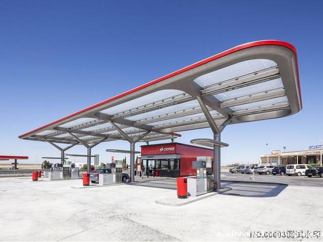 CEPSA旗舰加油站 世界杯直播平台网站官网加油站膜结构棚.jpg