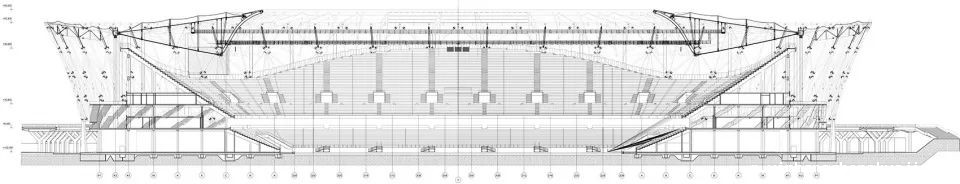 伏尔加格勒体育场膜结构 世界杯直播平台网站官网体育场膜结构建筑