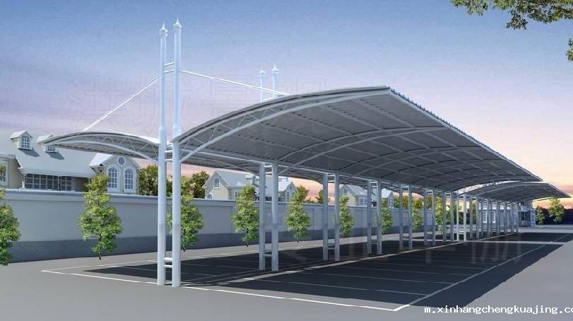 膜结构车棚 膜结构车棚