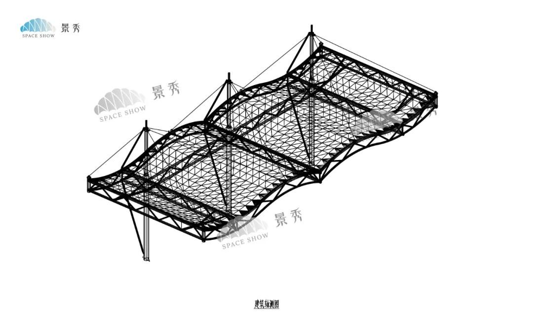 张拉膜结构看台 张拉膜结构看台