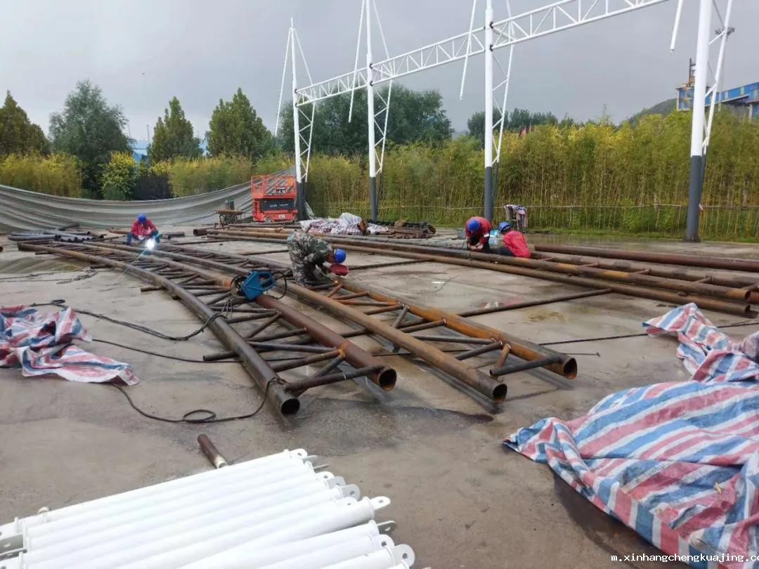 篮球场膜结构 篮球场膜结构