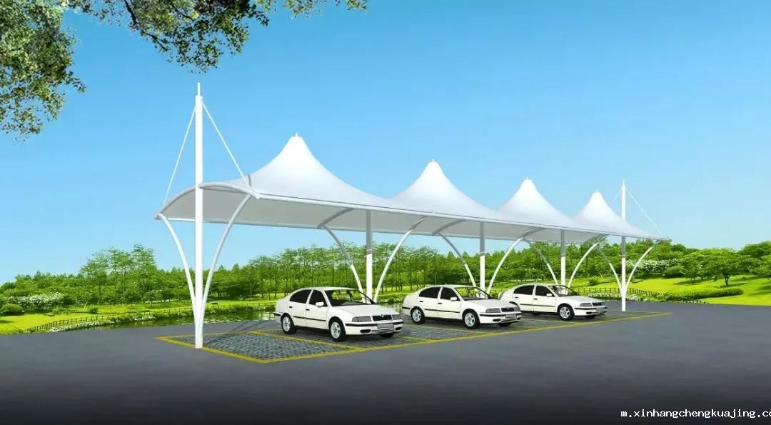 膜结构车棚 膜结构车棚
