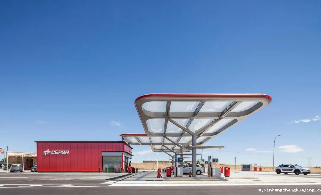 膜结构车棚 膜结构车棚