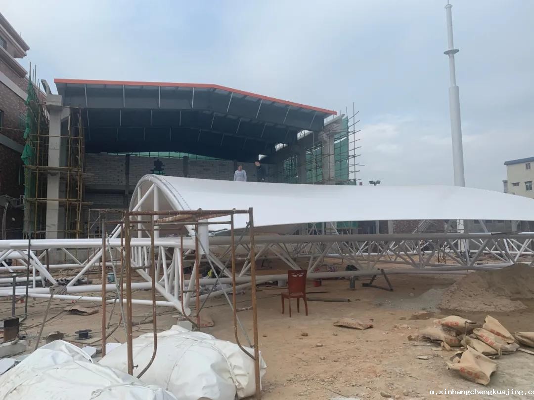 膜结构篮球场 膜结构篮球场