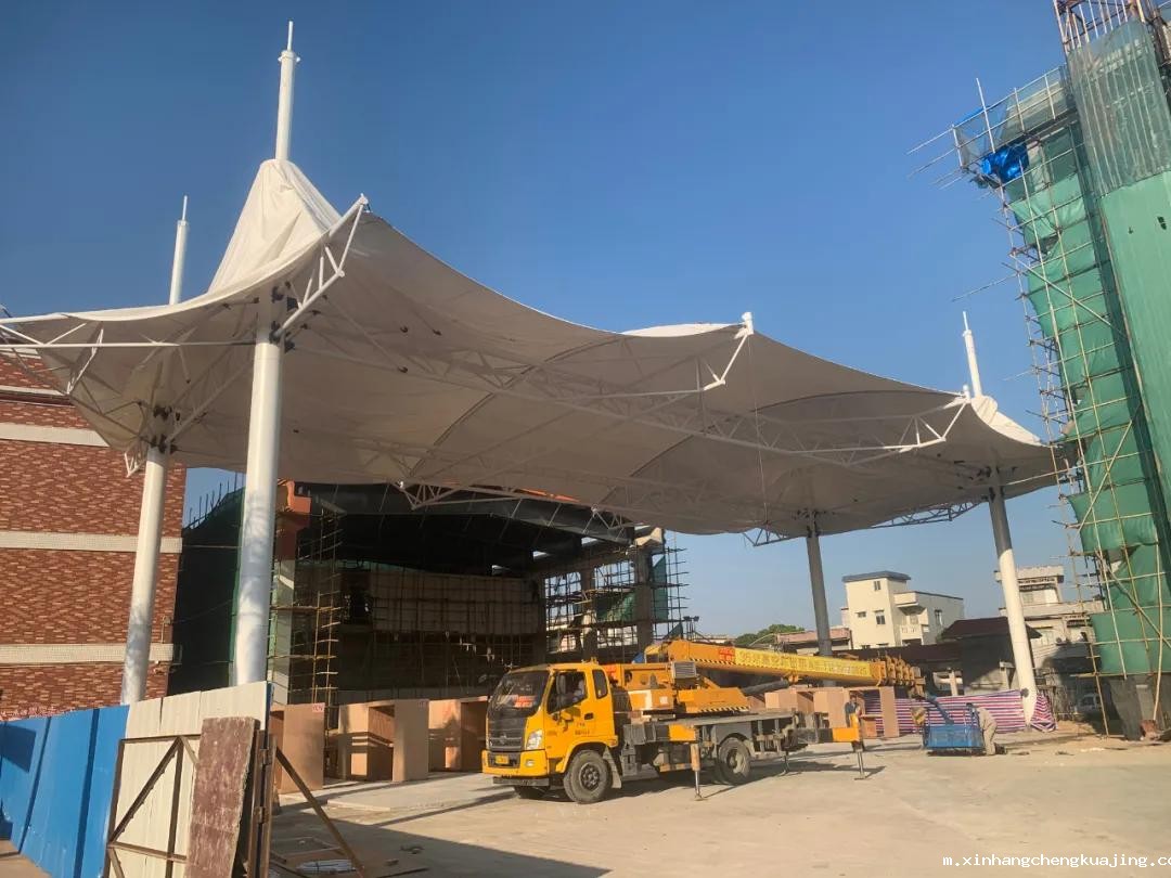 膜结构篮球场 膜结构篮球场