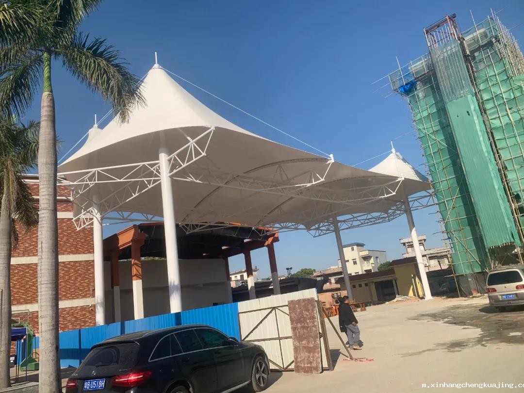 膜结构篮球场 膜结构篮球场