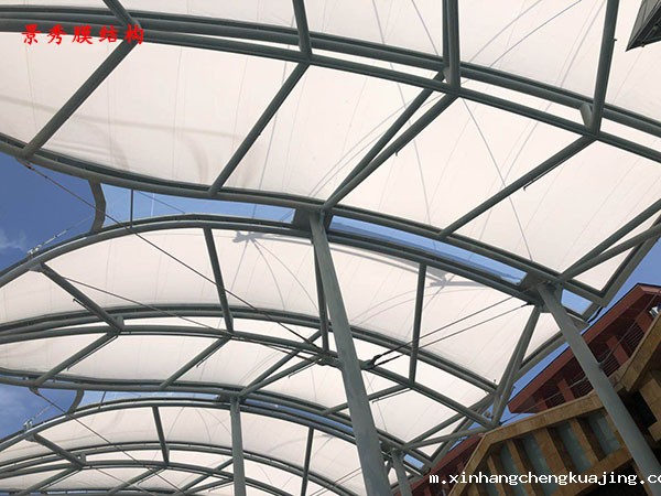 膜结构景观遮阳棚 膜结构景观遮阳棚