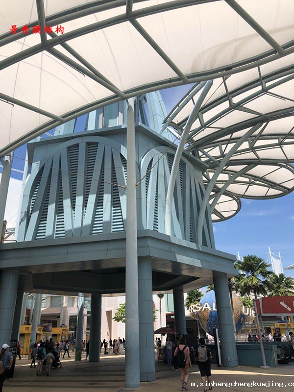 膜结构景观遮阳棚 膜结构景观遮阳棚