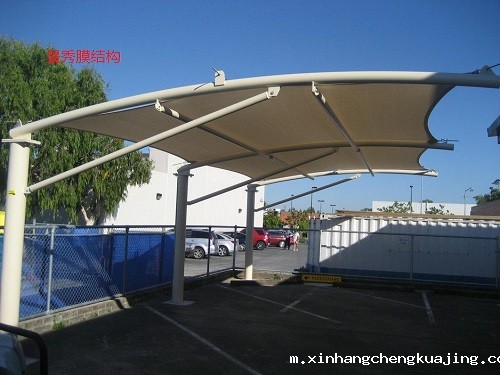 膜结构车棚 膜结构车棚