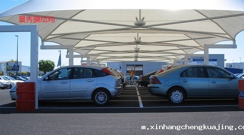 膜结构车棚 膜结构车棚