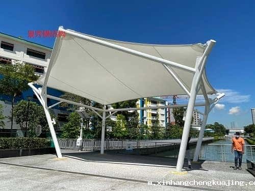 遮阳景观膜结构 遮阳景观膜结构