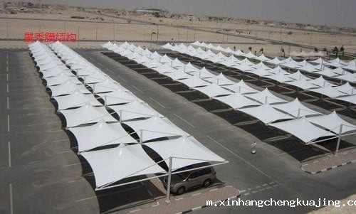 膜结构车棚 膜结构车棚