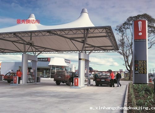 膜结构加油站 膜结构加油站