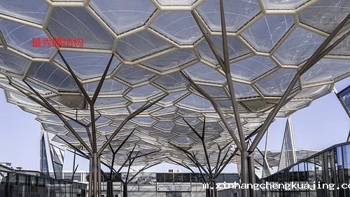 商业街膜结构 商业街膜结构