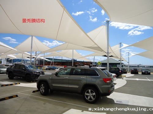 膜结构车棚 膜结构车棚