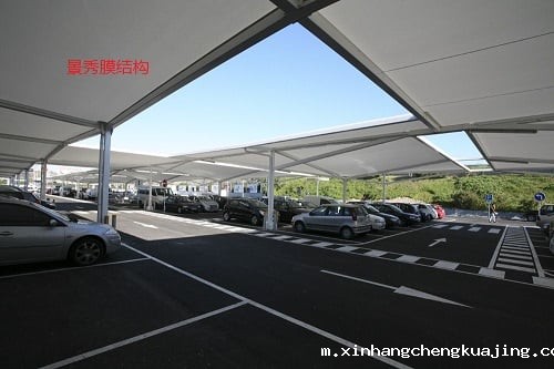 膜结构车棚 膜结构车棚
