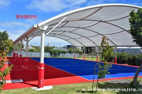 膜结构篮球场 膜结构篮球场