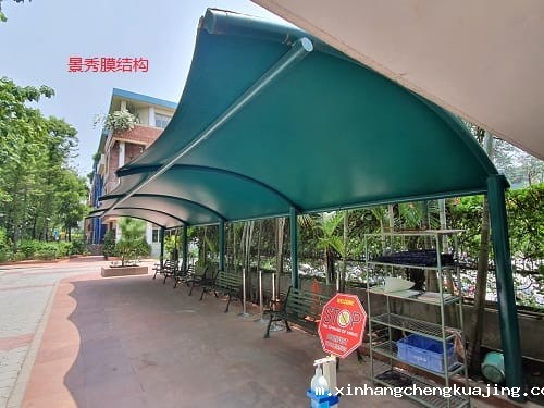 膜结构遮阳棚 膜结构遮阳棚