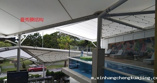 庭院阳台膜结构 庭院阳台膜结构