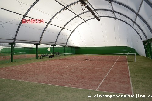 网球场膜结构 网球场膜结构