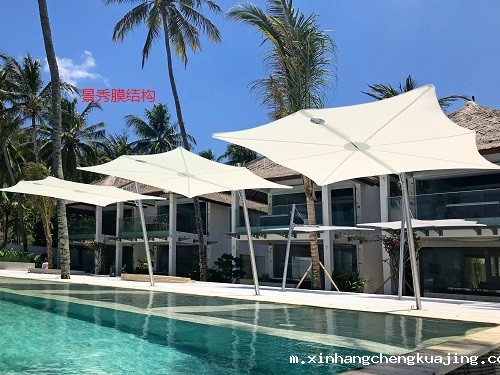伞形膜结构游泳池 伞形膜结构游泳池
