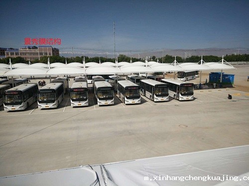 海东体育馆膜结构车棚设计 海东体育馆膜结构车棚设计