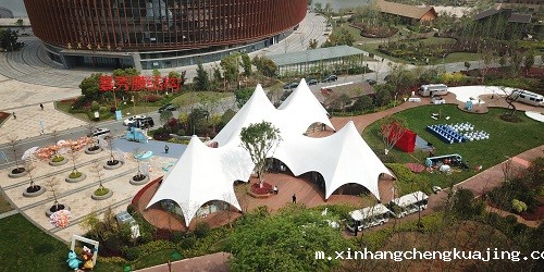 济南吊顶式张拉膜结构景观定制 济南吊顶式张拉膜结构景观定制