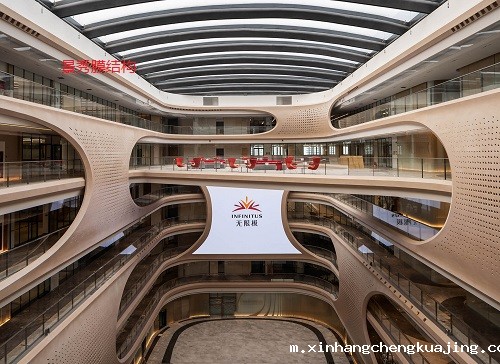 无限极广场ETFE膜结构 无限极广场ETFE膜结构