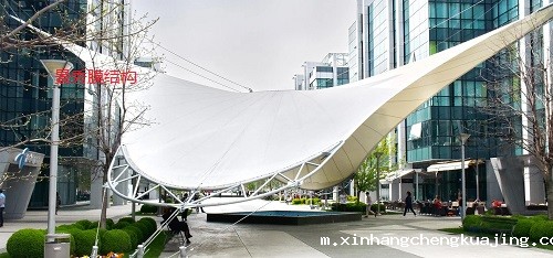 景观膜结构雨棚 景观膜结构雨棚