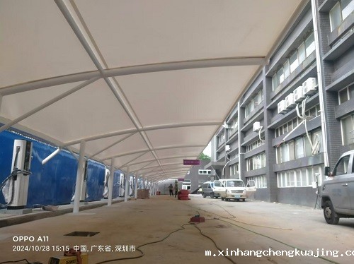 加工膜结构定制车棚 加工膜结构定制车棚