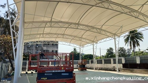 篮球场膜结构价格 篮球场膜结构价格