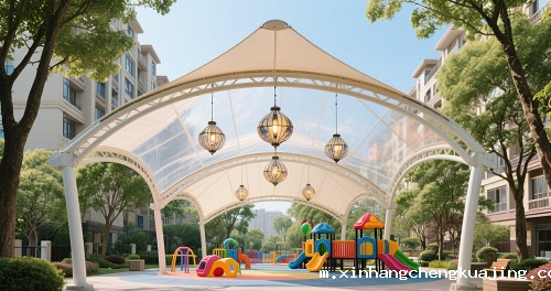 小区膜结构景观棚 小区膜结构景观棚